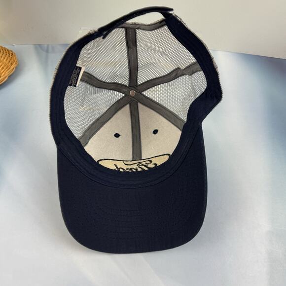 Ford Mens Official Licensed Embroidered Logo Mesh Trucker Hat Cap Navy Gray - Picture 6 of 13